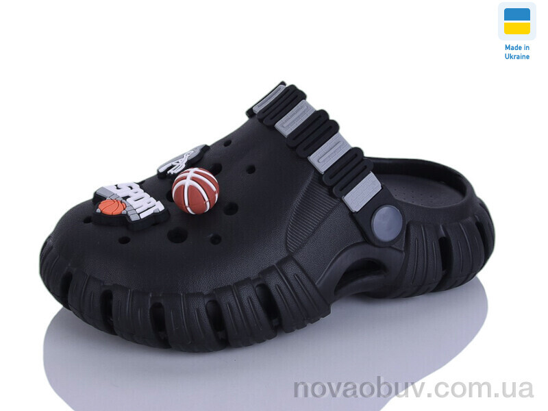Крокси Lot Shoes 012 чорний-графіт