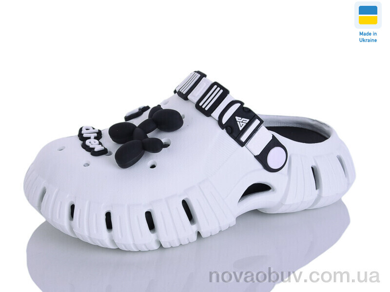 Крокси Lot Shoes 77 біло-чорний