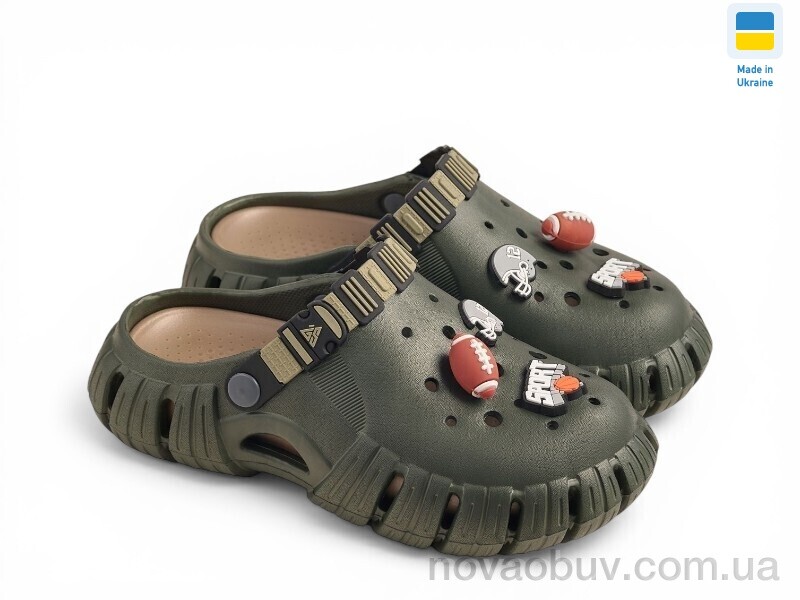 Крокси Rai shoes DS012 хакі-бежевий