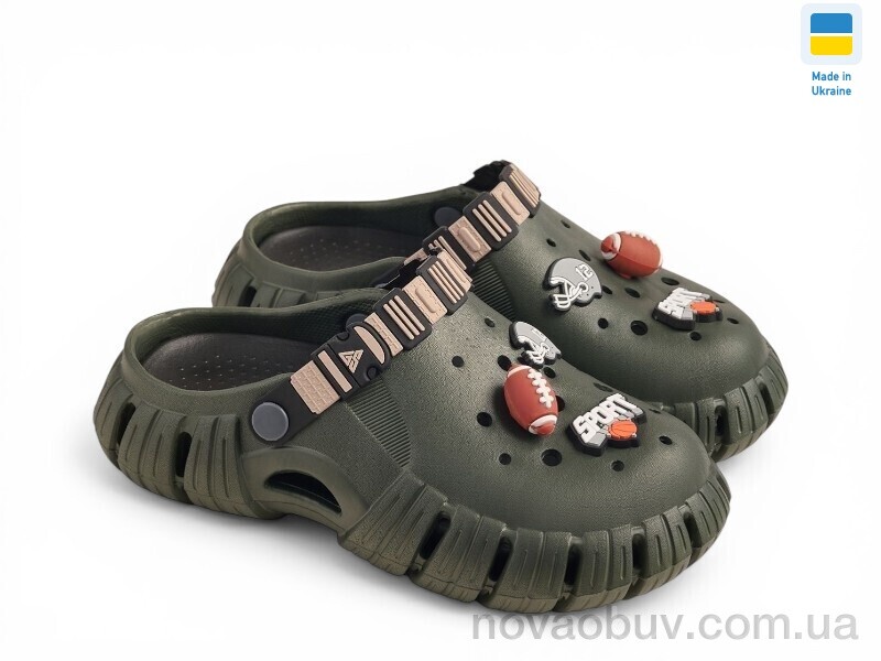 Крокси Rai shoes DS012 хакі-чорний