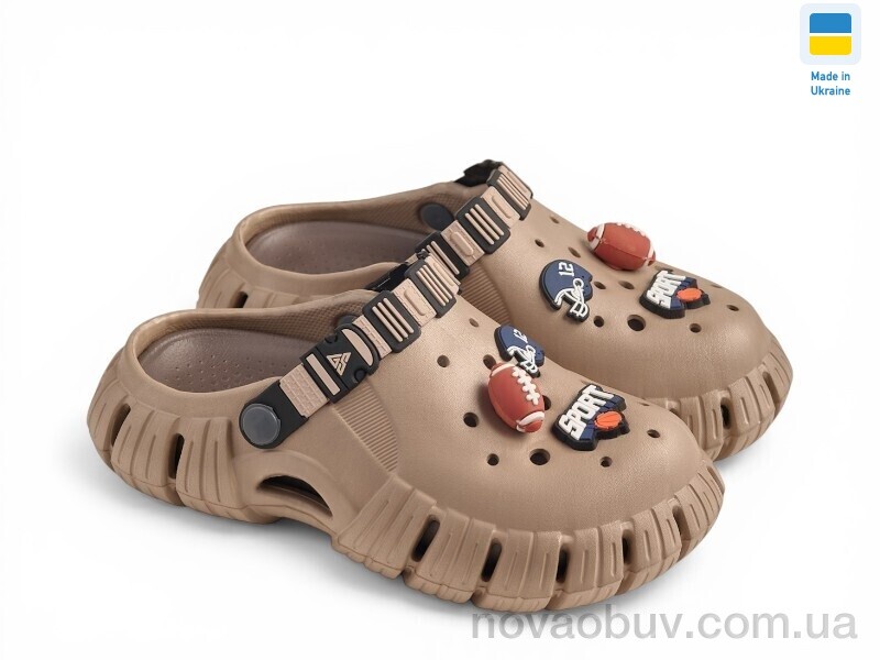 Крокси Rai shoes DS770 бежевий