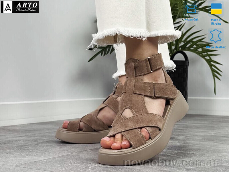 Босоніжки ARTO 175 кофе з.