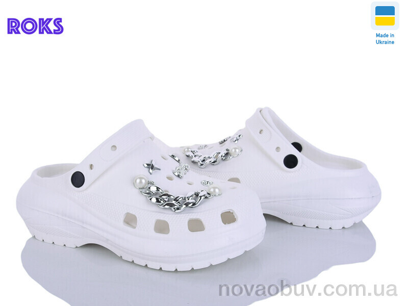 Крокси Roks 1410-2-2 білий