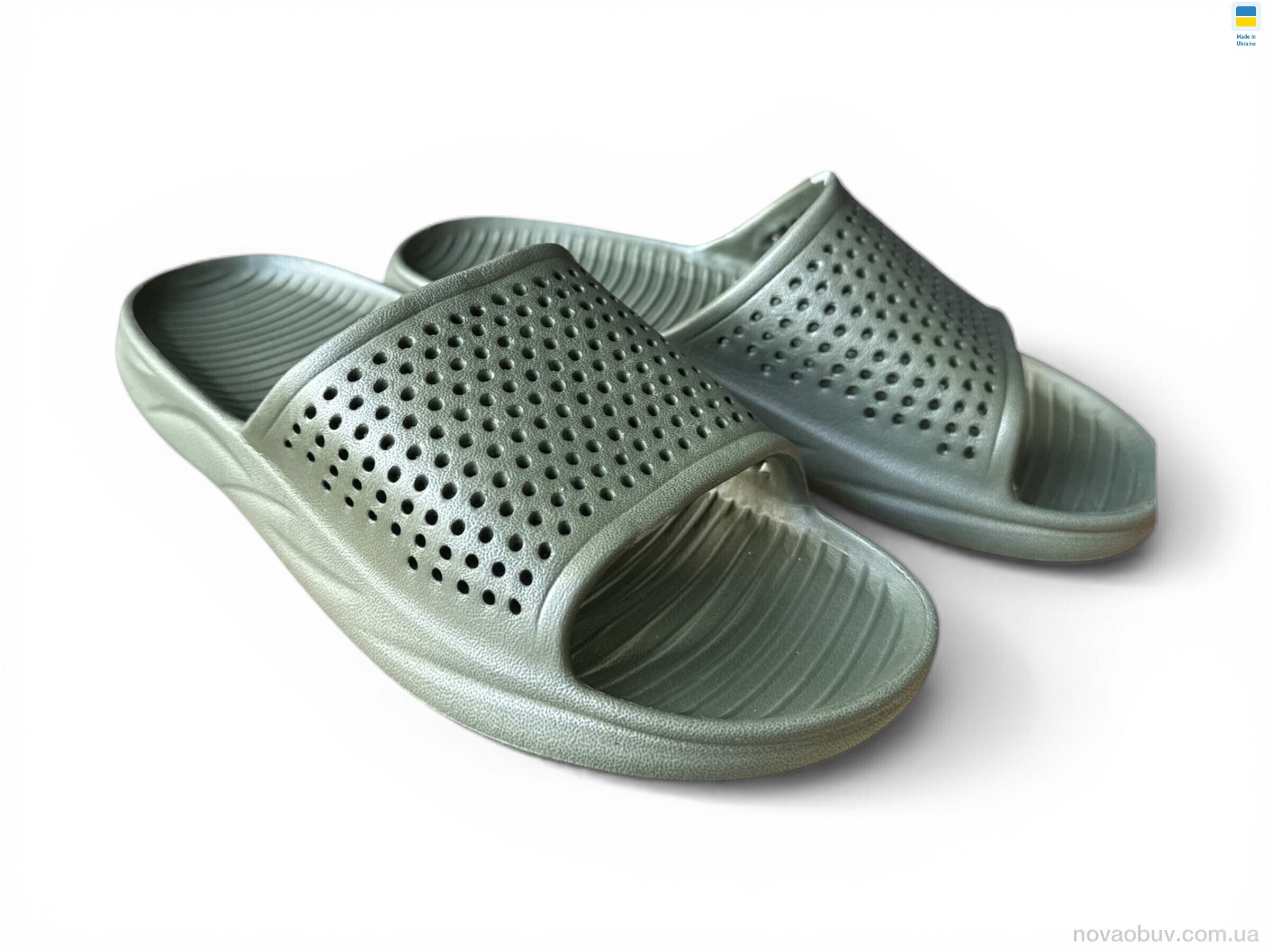 Шльопанці Rai shoes 409 хакі