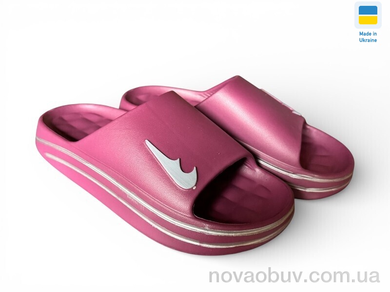 Шльопанці Rai shoes 513-08 бордо