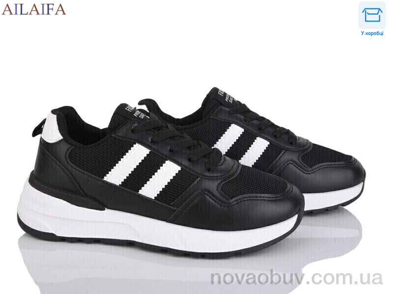 Кросівки Ailaifa N12 black-white