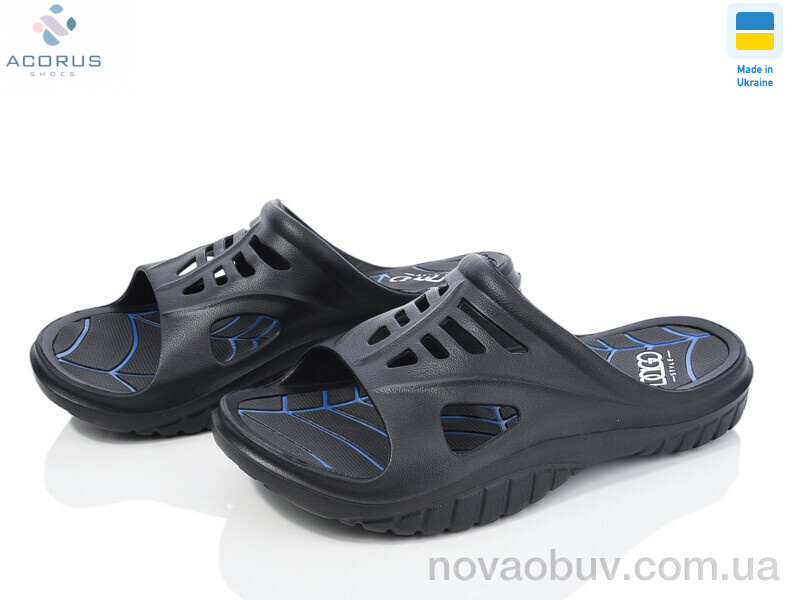 Шльопанці Acorus 126 чорний