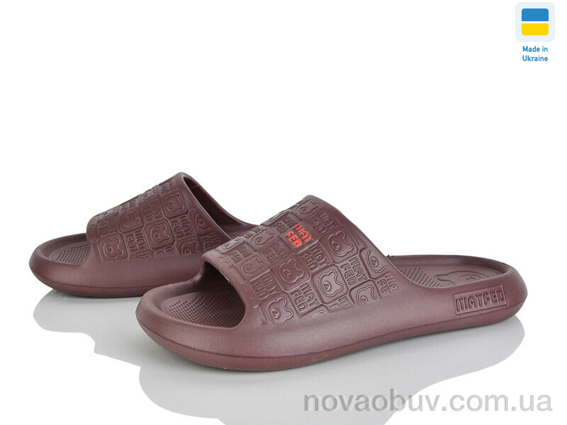 Шльопанці Rai shoes E144 шоколад