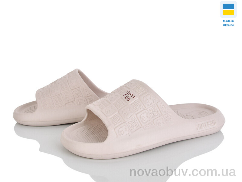 Шльопанці Rai shoes E144 бежевий