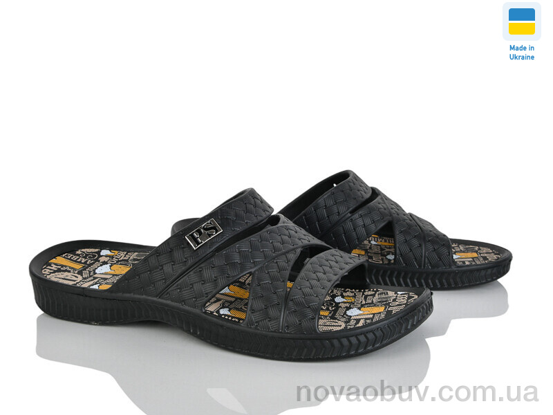 Шльопанці Rai shoes E229 чорний
