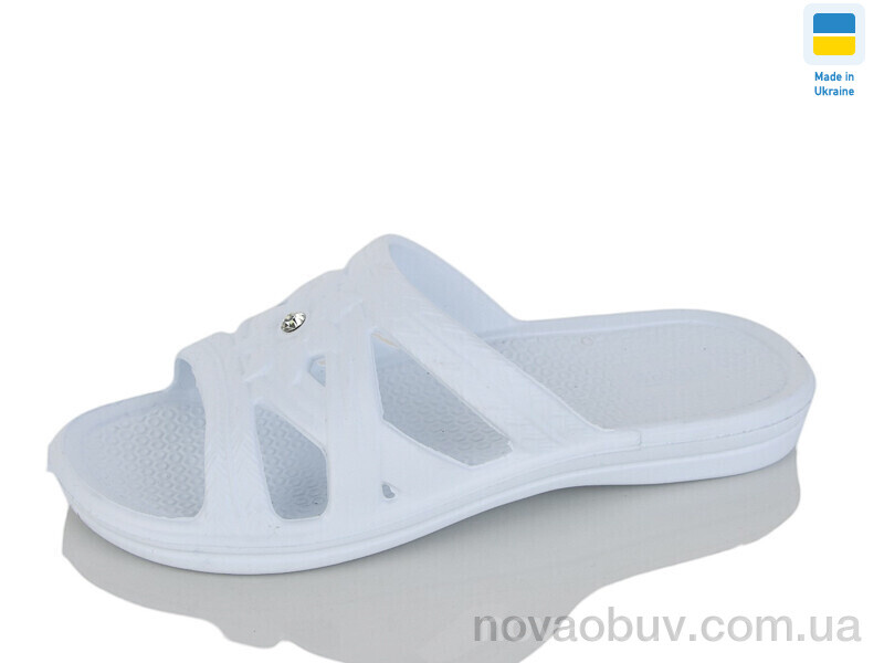 Шльопанці Lot Shoes Камінчик старий білий