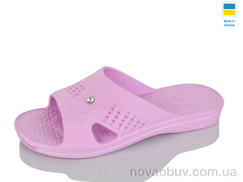 Шльопанці Lot Shoes Камінчик новий рожевий