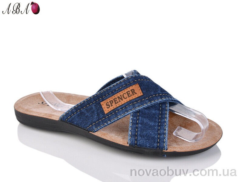 Шльопанці Aba 301 синій old