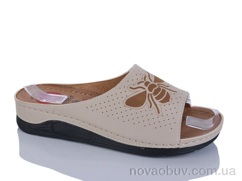 Шльопанці DeMur 63001-1 beige
