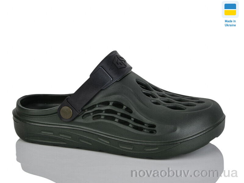 Крокси Lot Shoes 129 хакі-чорний