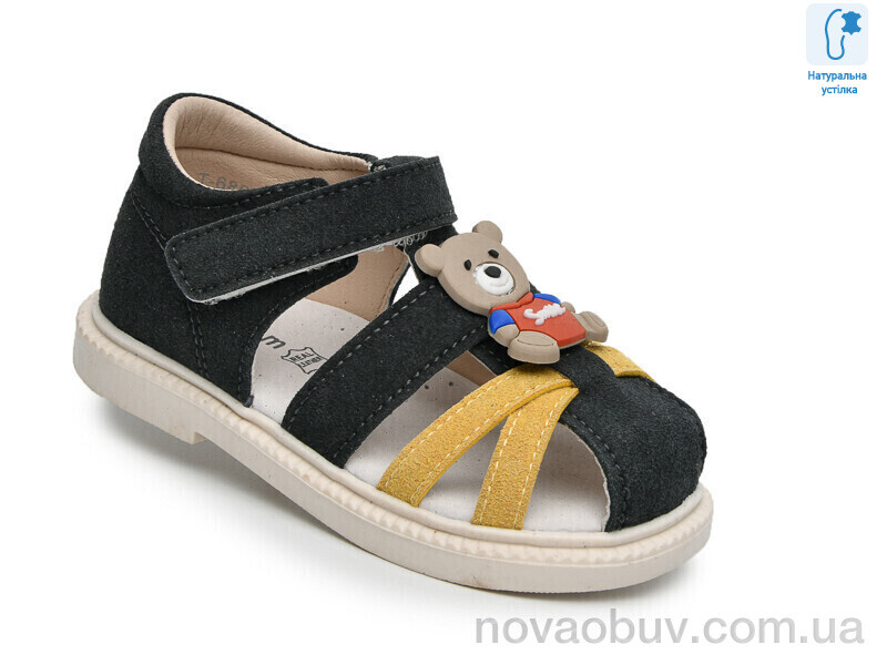 Босоніжки Ok Shoes 68088 чорний