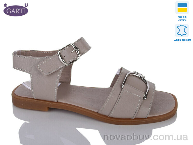 Босоніжки Garti 0149 беж шкіра