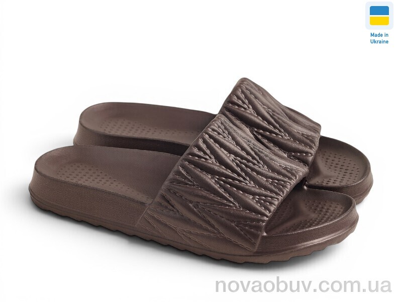 Шльопанці Rai shoes ДС81 шоколад
