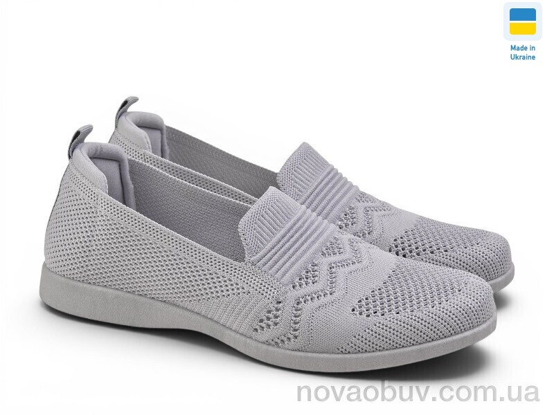 Мокасини Rai shoes SK722 сірий