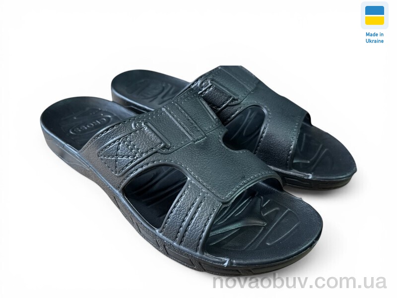 Шльопанці Rai shoes Кожа чорний