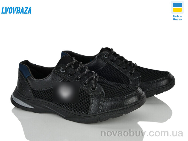 Кросівки Lvovbaza Ankor 16-1 сітка чорний