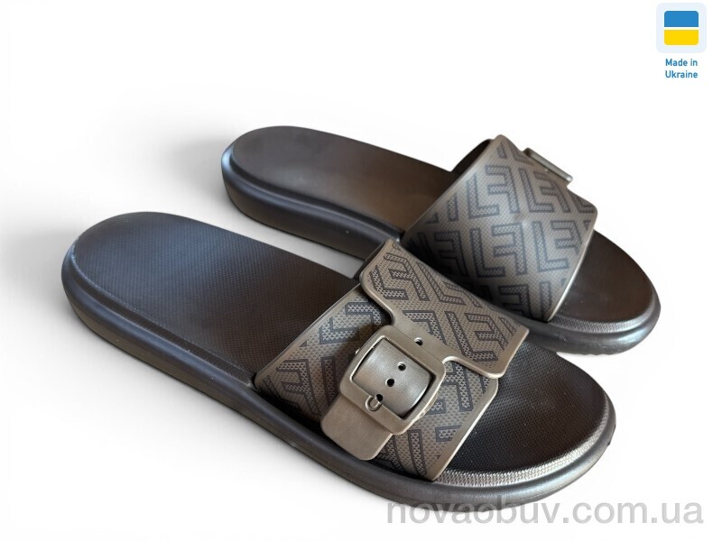Шльопанці Rai shoes DS841 шоколад