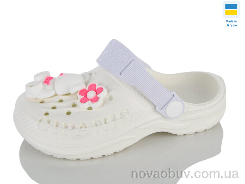 Крокси Lot Shoes 009 кремовий-білий
