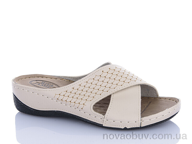 Шльопанці DeMur 63001-20 бежевий
