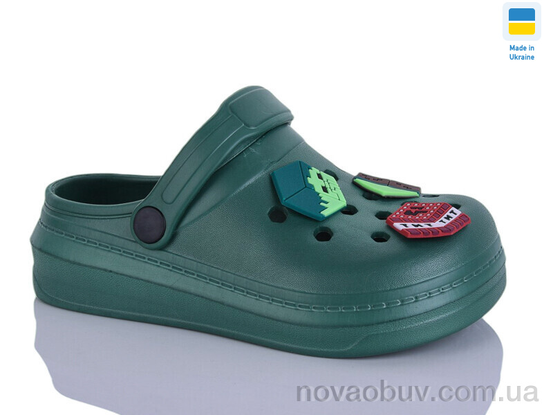 Крокси Lot Shoes N312-1 зелений