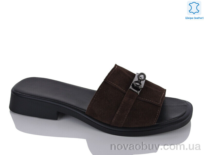 Шльопанці Sali 558 корич.з.