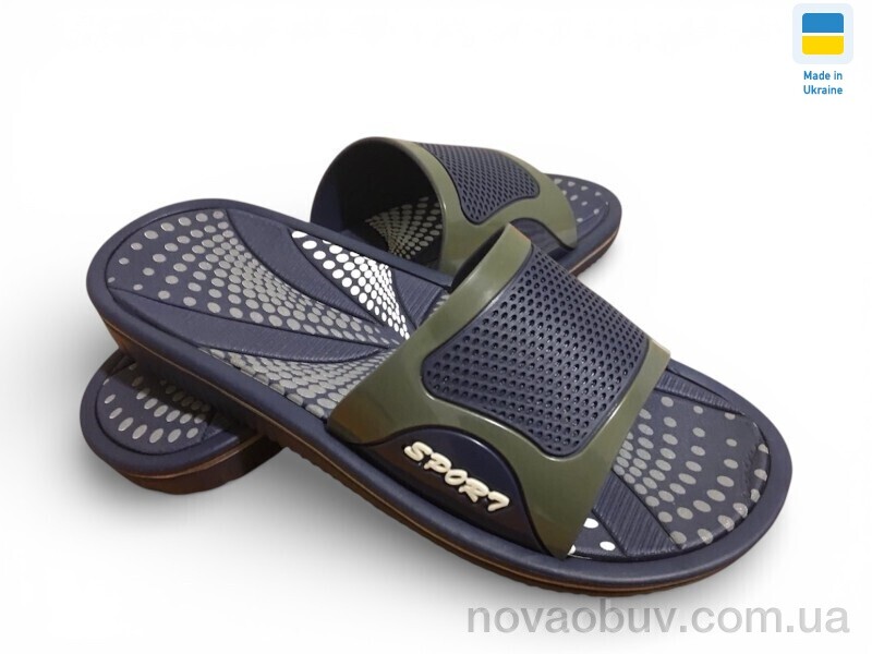 Шльопанці Rai shoes M2 чорний