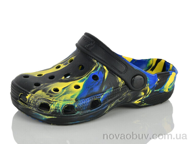 Крокси Inblue 017 чорний папуга