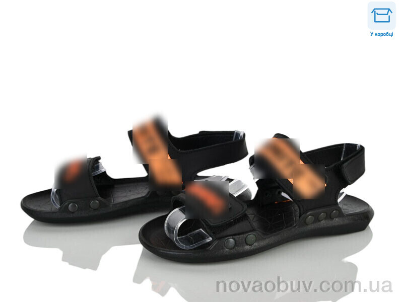 Сандалі FG 222 black-orange
