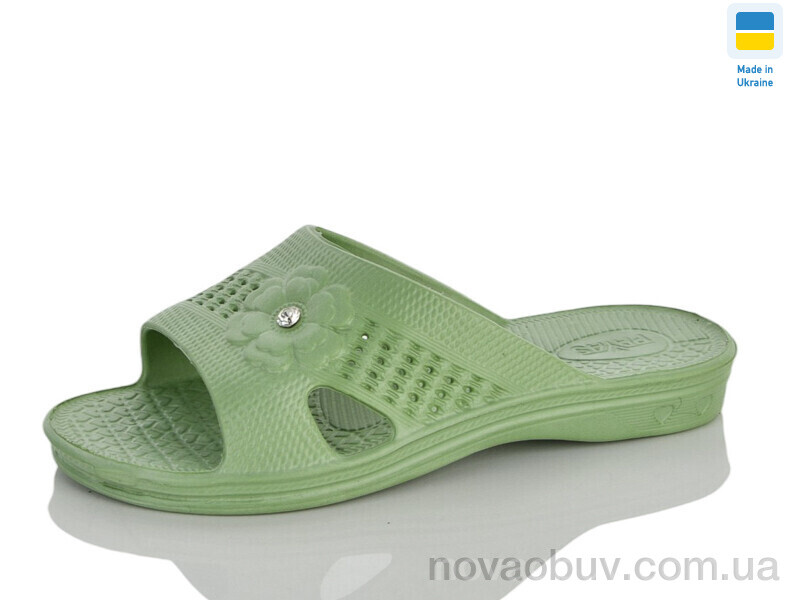 Шльопанці Lot Shoes Камінчик новий олива