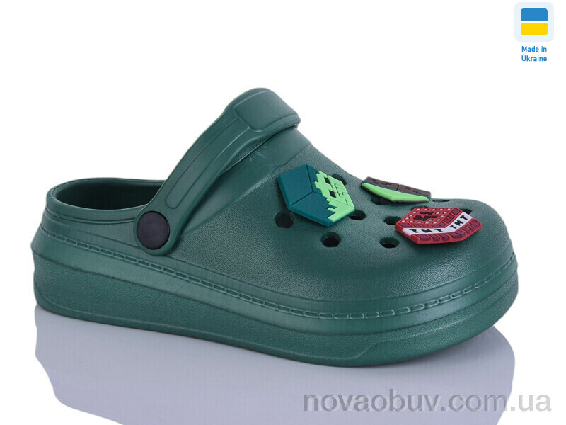Крокси Lot Shoes N312-1 зелений