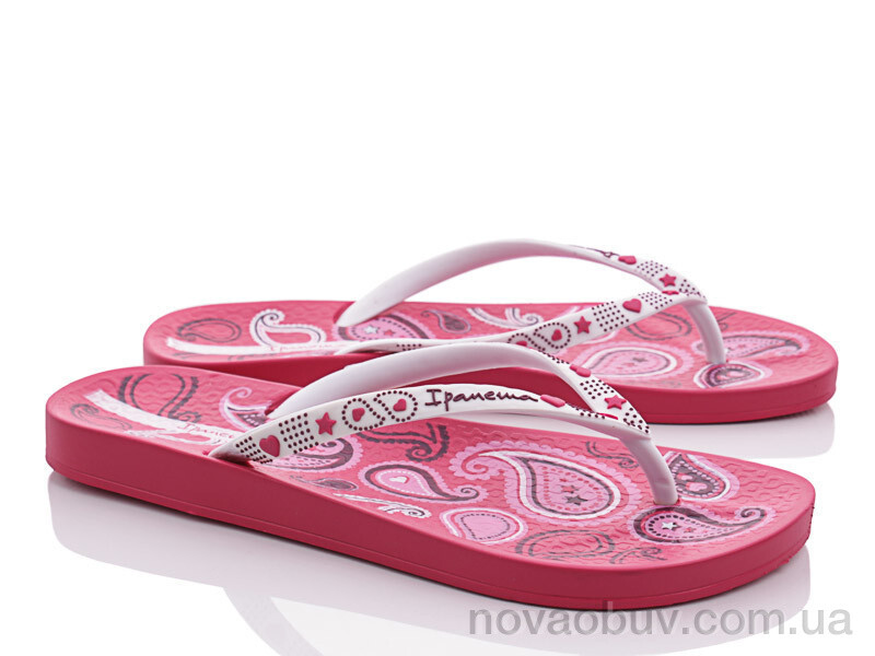 Шльопанці Fabullok 20700 pink-white