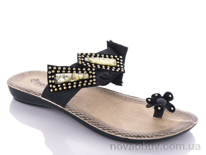 Шльопанці DeMur W26-07200 black