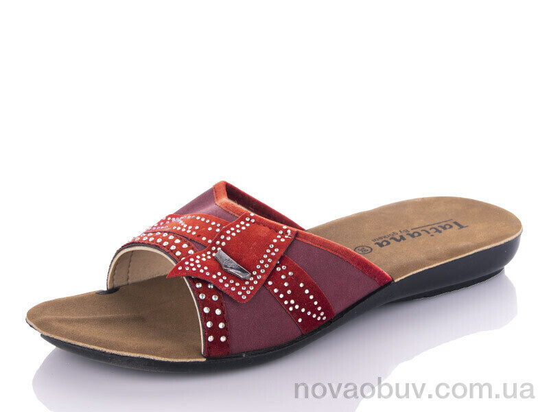 Шльопанці DeMur W26-3053 wine