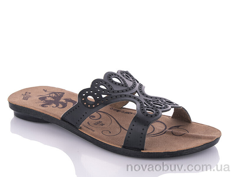 Шльопанці DeMur W26-6208 black