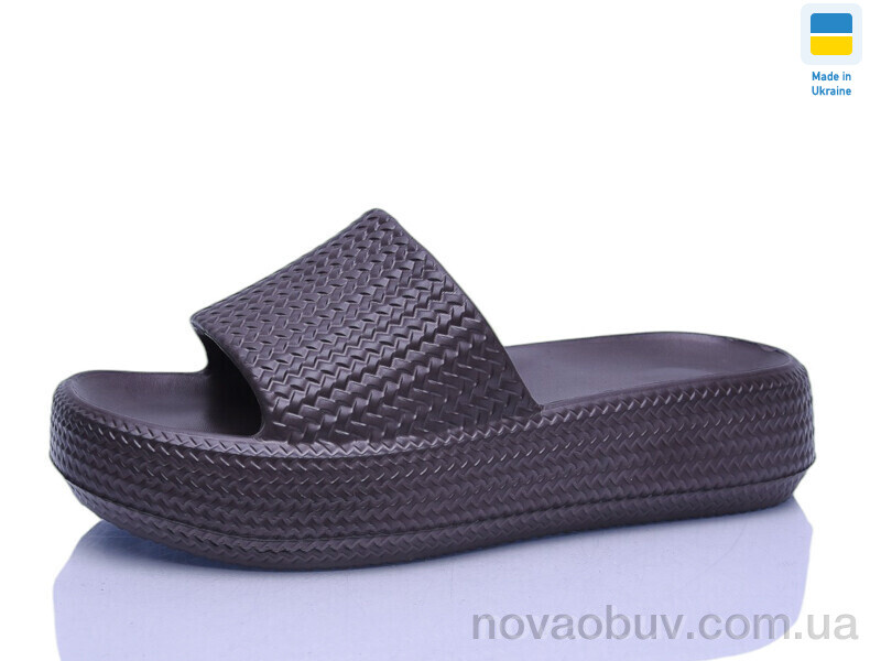 Шльопанці Lot Shoes N78 шоколад