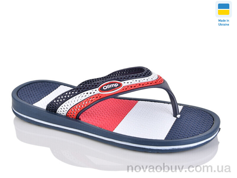 В'єтнамки Lot Shoes 421-2 синій-біл-червон.