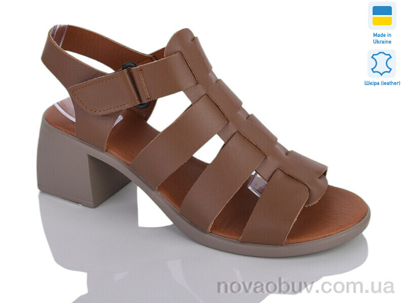 Босоніжки Sali 157 корич.к.