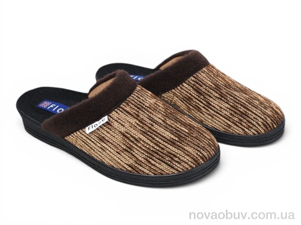 Капці Rai shoes 74735720 св.коричневий