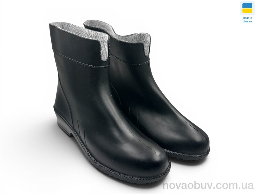 Гумове взуття Rai shoes Літма чорний
