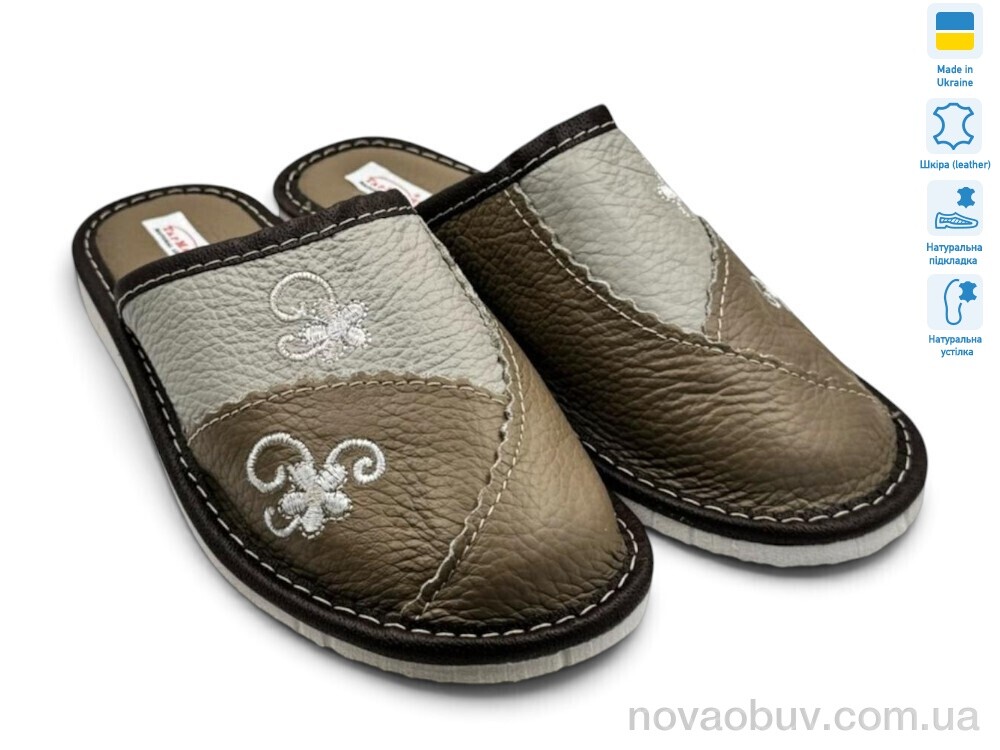 Капці Rai shoes Тапмал 002 хаки