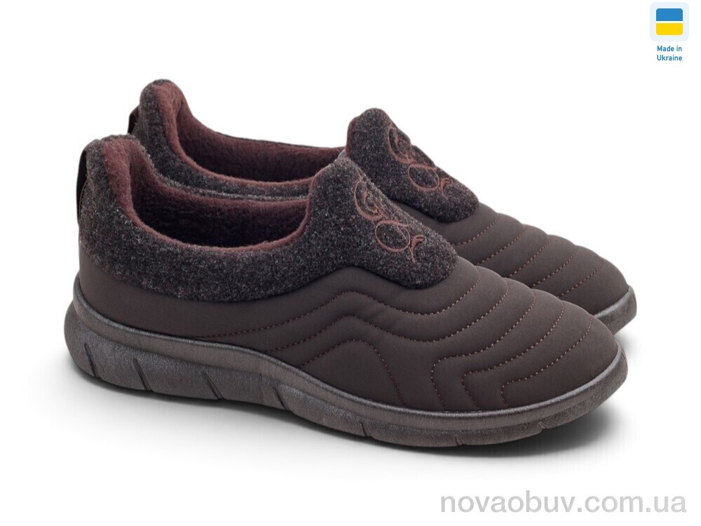 Сліпони Rai shoes UA2501 шоколад