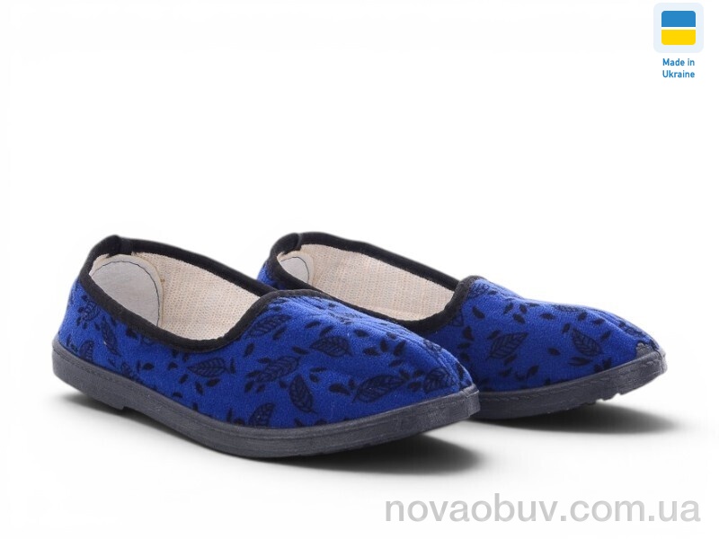 Капці Rai shoes Листок синій