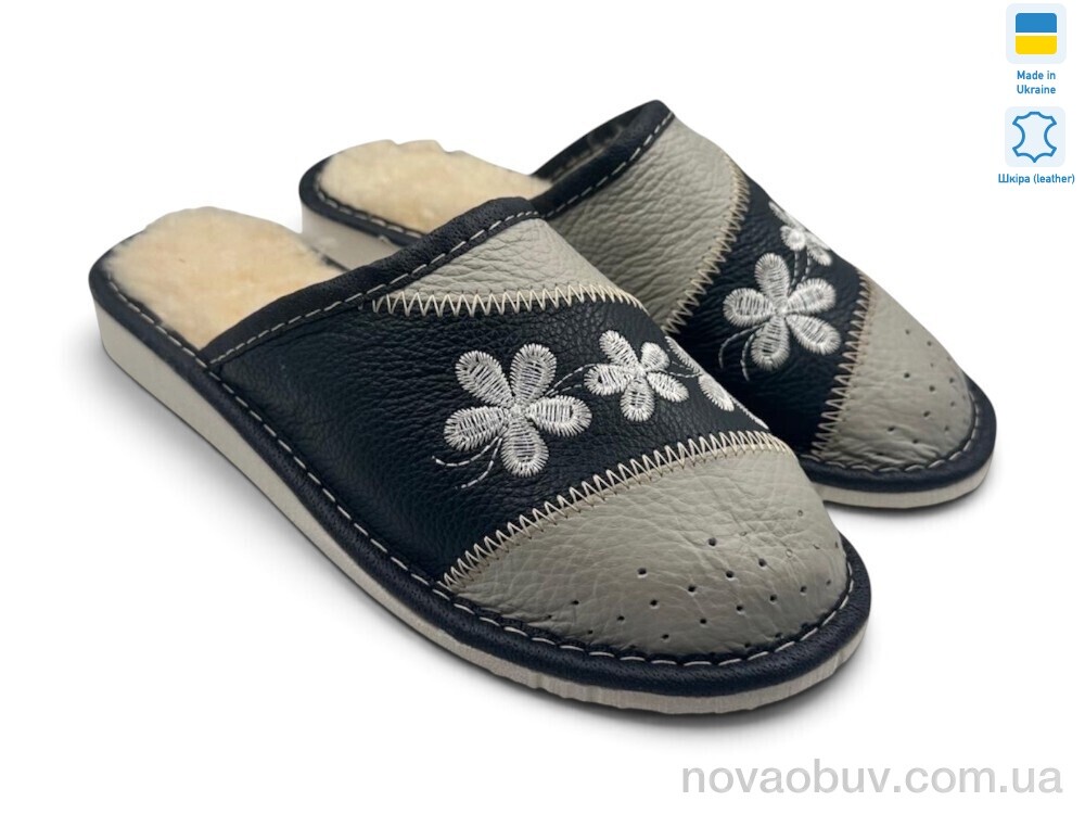 Капці Rai shoes 001-1 синьо-сірий