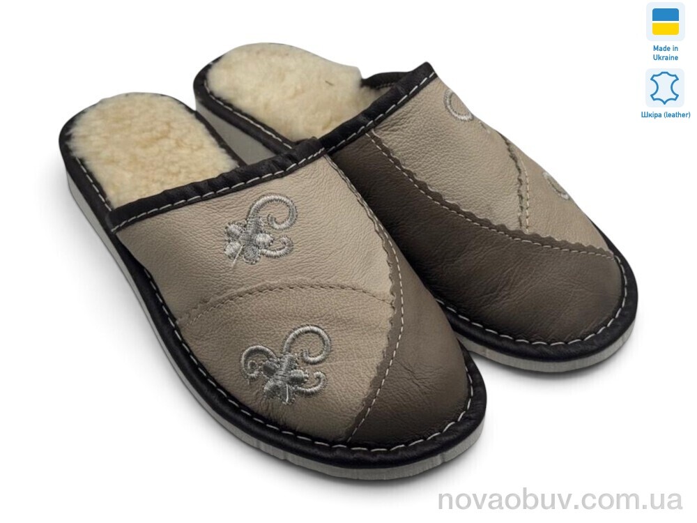 Капці Rai shoes 001-2 бежевий