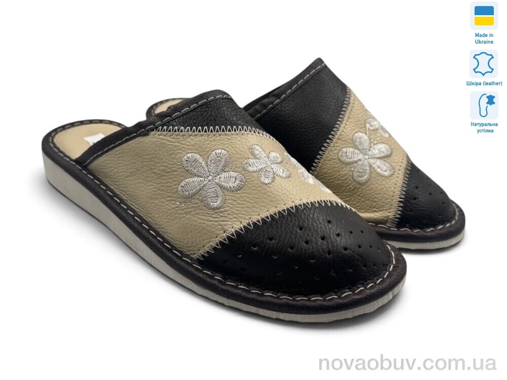 Капці Rai shoes 003-1 бежевий